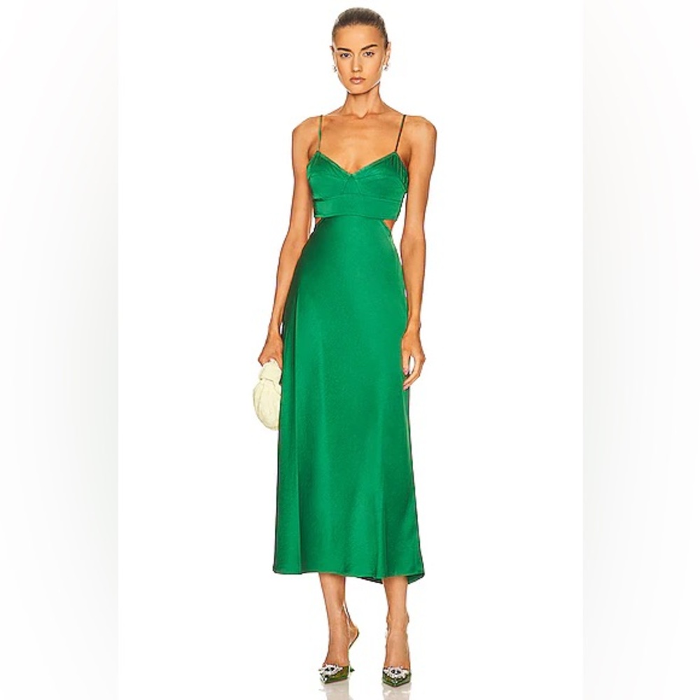 A.L.C Green Blakely Dress | Size 4 | Wedding Guest or Formal Dress
